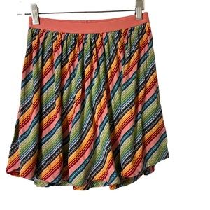 Kickee Pants Girls Striped Swing Skort Size XL 12 14